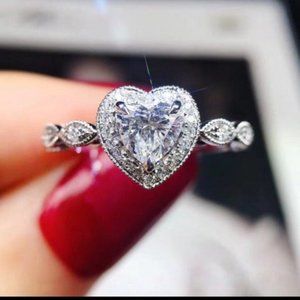 Heart Ring in Silver ♾